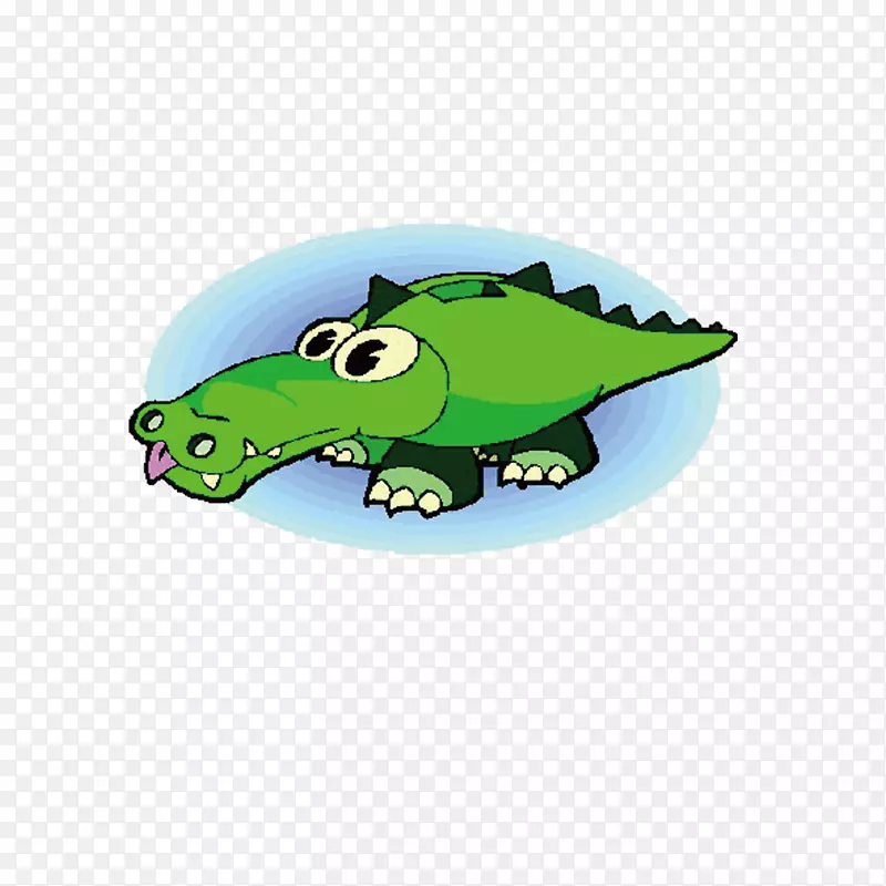 鳄鱼-剪贴画-鳄鱼