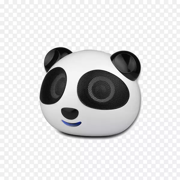 大熊猫可爱-熊猫(熊猫)可爱的卡通猫头扬声器