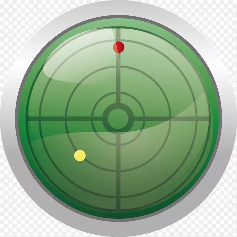 射击目标图-卡通绿色射击目标