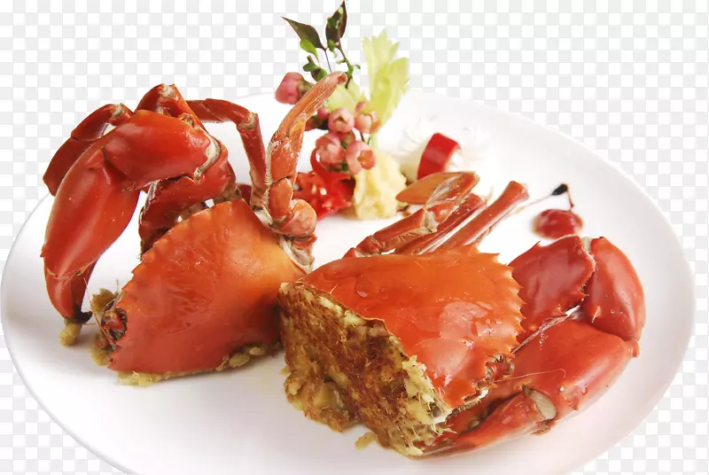 螃蟹，菜，火锅，海鲜，广东菜-油炸蟹