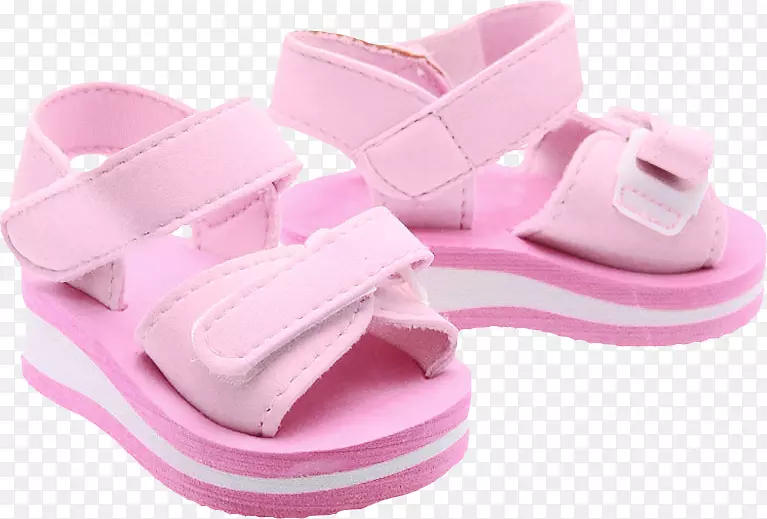 凉鞋-漂亮的粉红色凉鞋