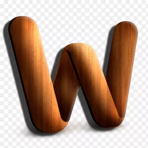 微软Word Macintosh ico图标-wood w