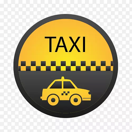 出租车旧奴隶城巴士黄色出租车标志-黄色出租车载体材料