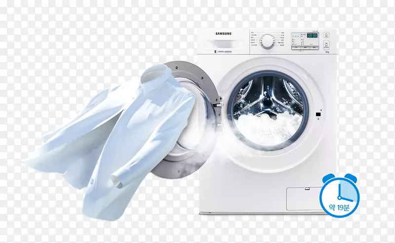 洗衣机三星电子服装洗衣洗涤剂洗衣机衬衫