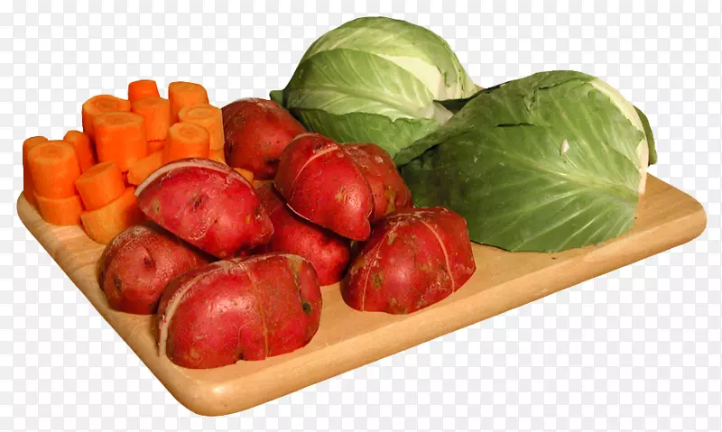 营养根蔬菜素食菜卷心菜胡萝卜甘薯