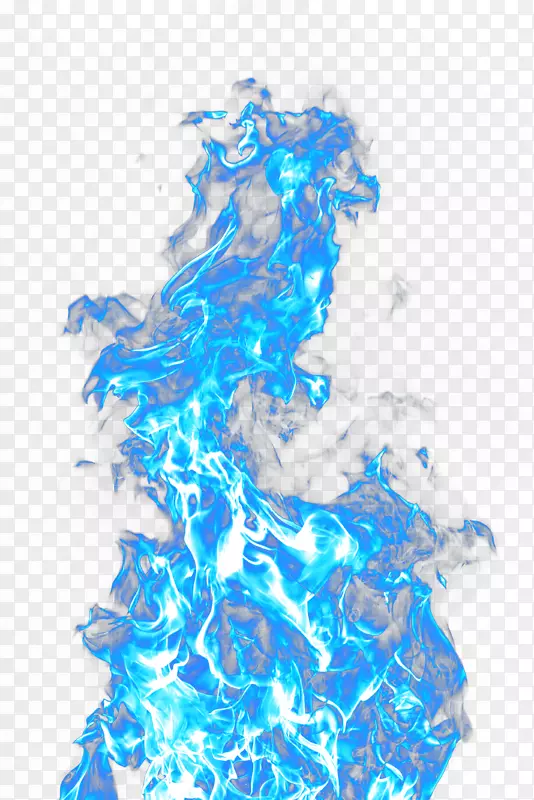 火焰-美丽的蓝色火焰