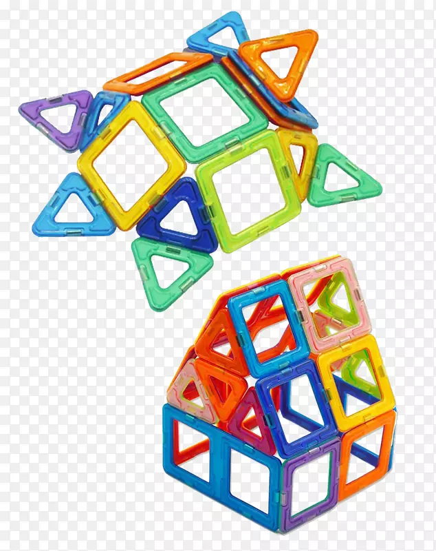 玩具块磁拼图玩具磁铁薄膜装饰材料