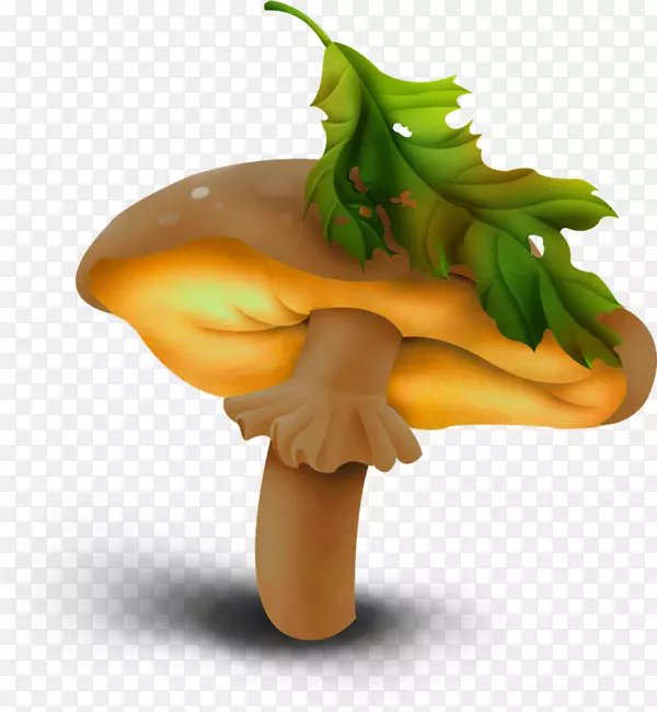 香菇剪贴画-大蘑菇