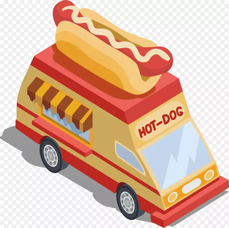 热狗冰淇淋，汉堡包，快餐店-超级热狗餐厅