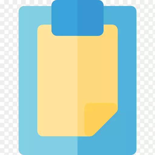 顾问瓶下载业务-蓝色便笺文件夹