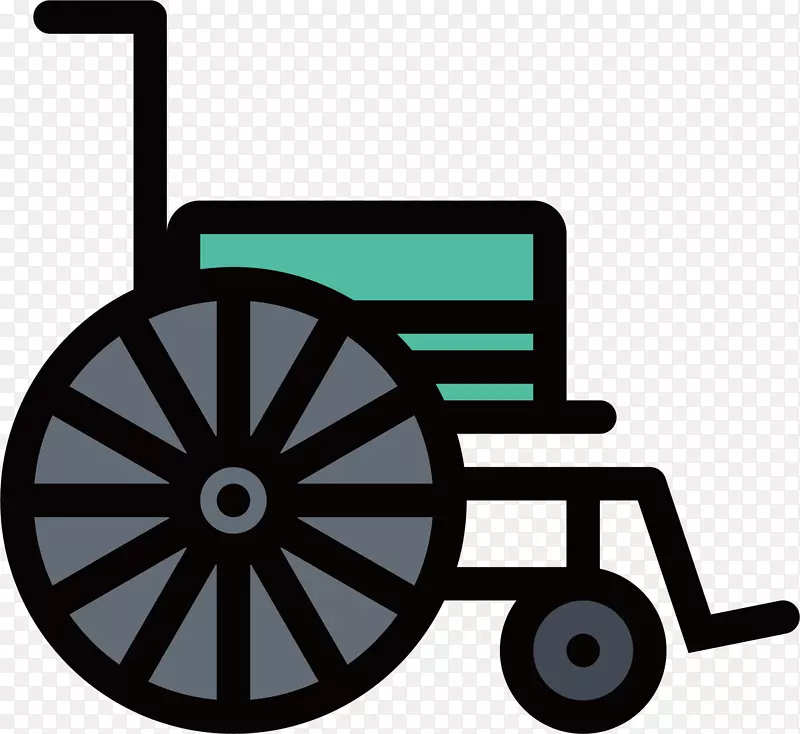 Stende ICO图标-蓝色轮椅