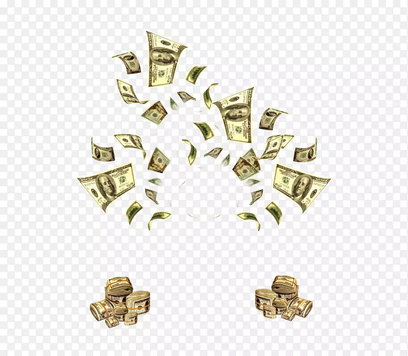 飞钱现金剪辑艺术-飞人钱PNG图片素材下载_图片编号90414-PNG素材网