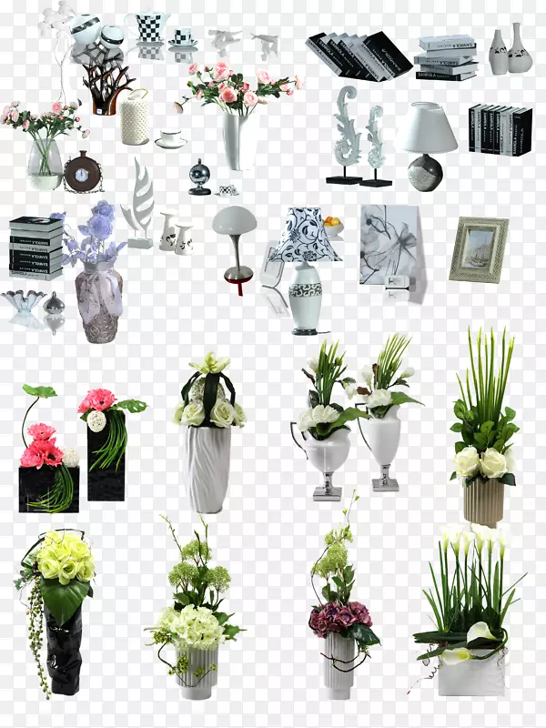 花卉设计花瓶花盆-花图