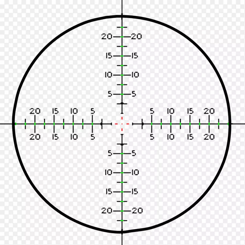 线点角绿色图案高精度瞄准环无视线切割