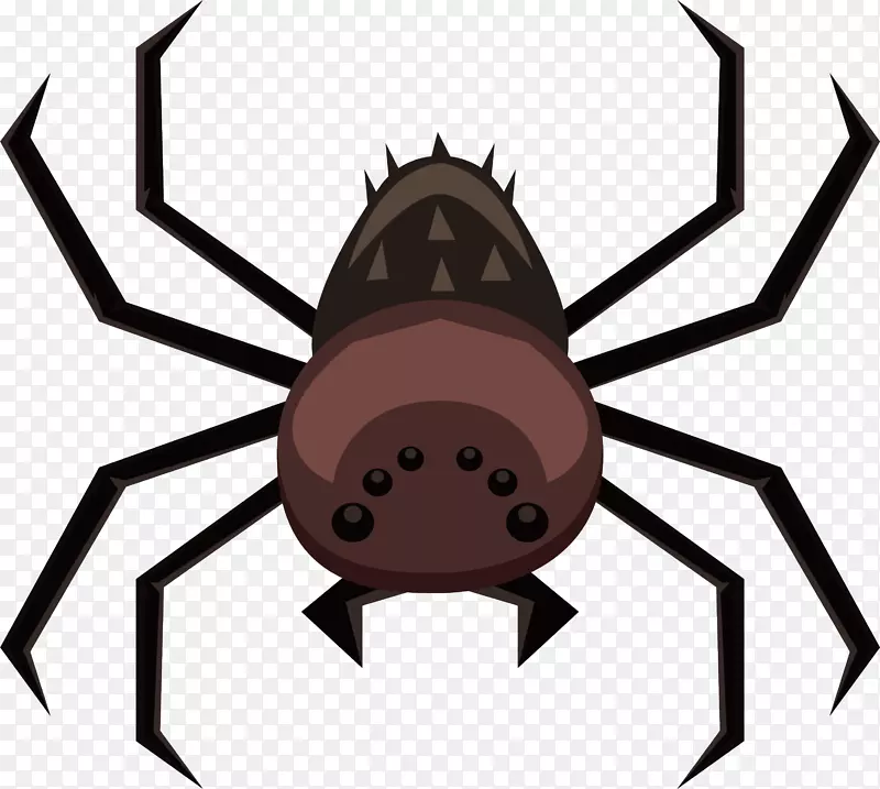 蜘蛛剪贴画-大蜘蛛