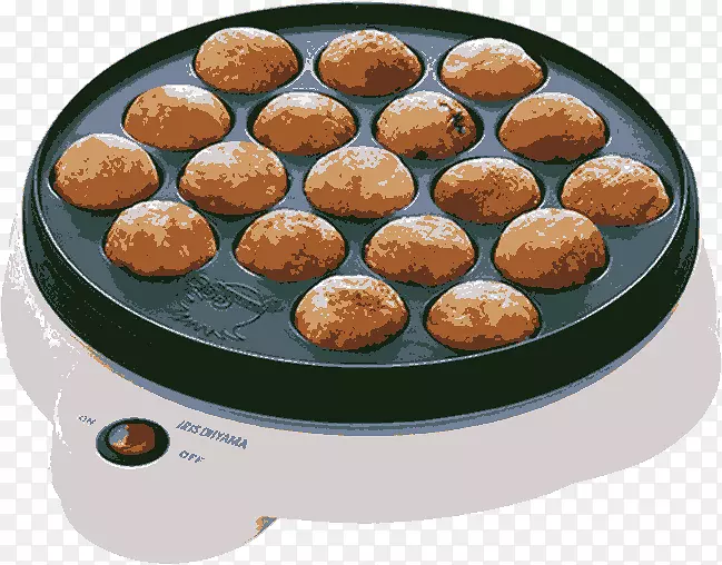 高烧yakiniku煎饼nabemono teppanyaki-艾丽斯高崎球烧烤机电式家用煎锅小章鱼球机