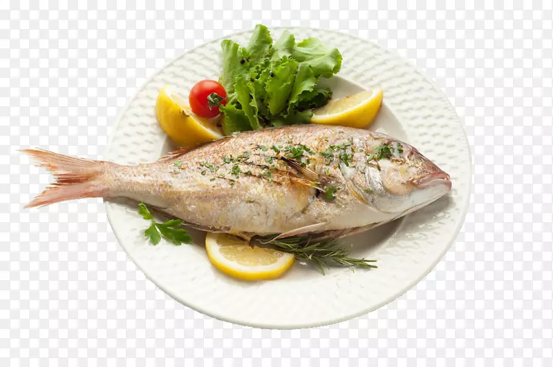 炸鱼海鲜鱼作为食物健康-烧烤鱼
