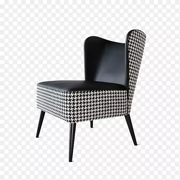 伊姆斯躺椅，家具，沙发，翼椅，黑白正方形，时尚明星，家居扶手椅