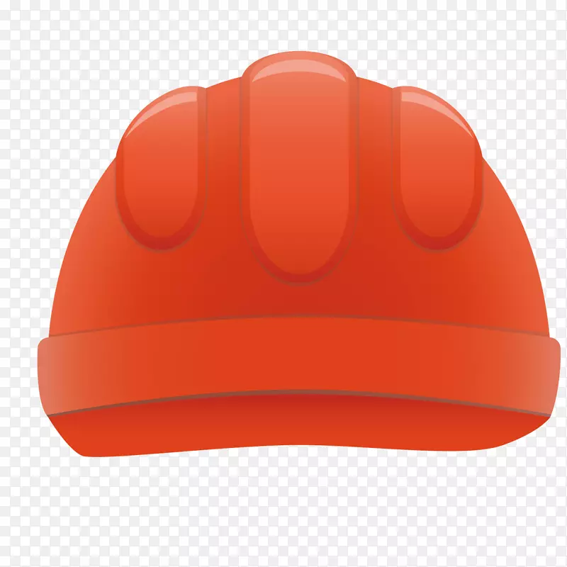 头盔帽-橙色头盔