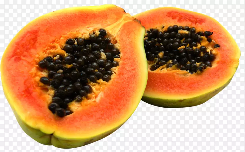 木瓜水果木瓜蛋白酶食用健康木瓜切片