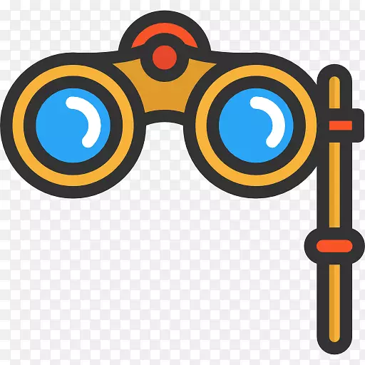 双筒望远镜眼镜图标