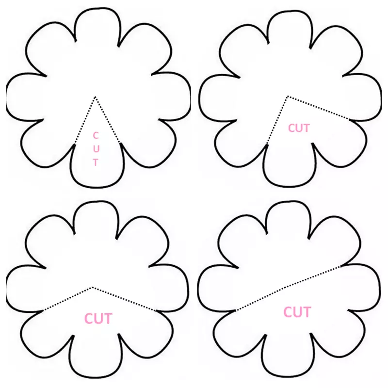 Make A Flower Template