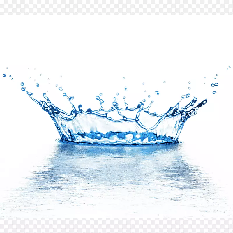 水过滤器饮用水处理供水网络.抛出的水滴