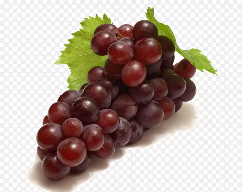 红葡萄酒果汁-一串葡萄