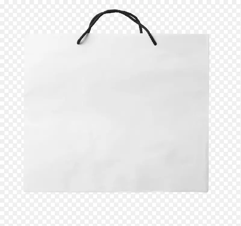 纸黑白品牌-白色购物袋