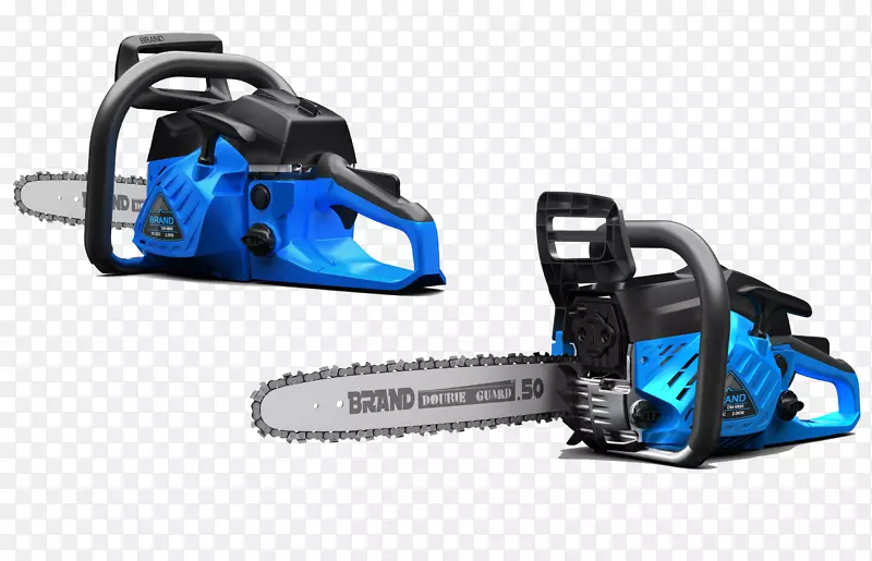 电动工具锯花园工具-蓝色链锯展