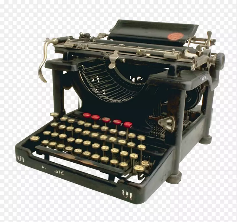 打字机麦克风夹艺术打字机