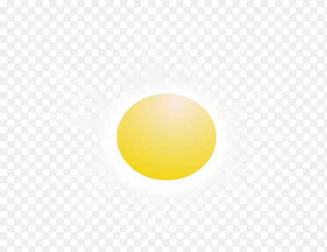 黄色圆形壁纸-阳光照耀