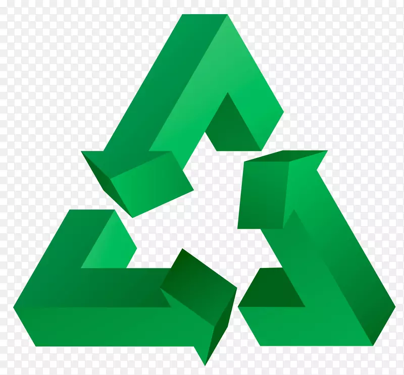 回收标志图标-3D循环