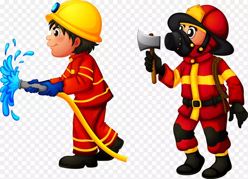 消防员免费摄影剪贴画消防队员正在工作
