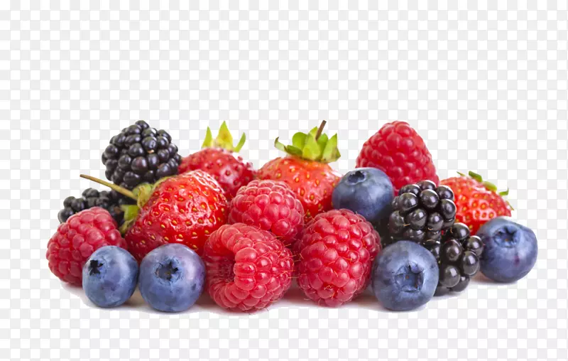 弗鲁蒂·迪博斯科奶昔蓝莓覆盆子草莓-浆果png hd