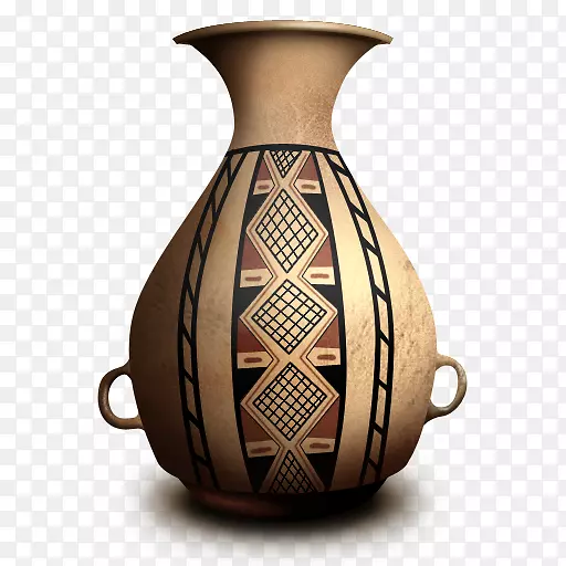 陶瓷图标-复古花瓶