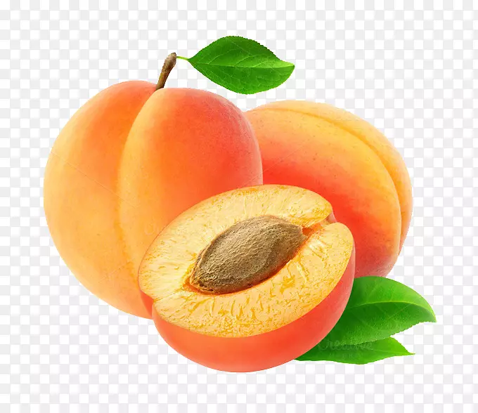 苹果杏桃味水果-杏PNG透明图像