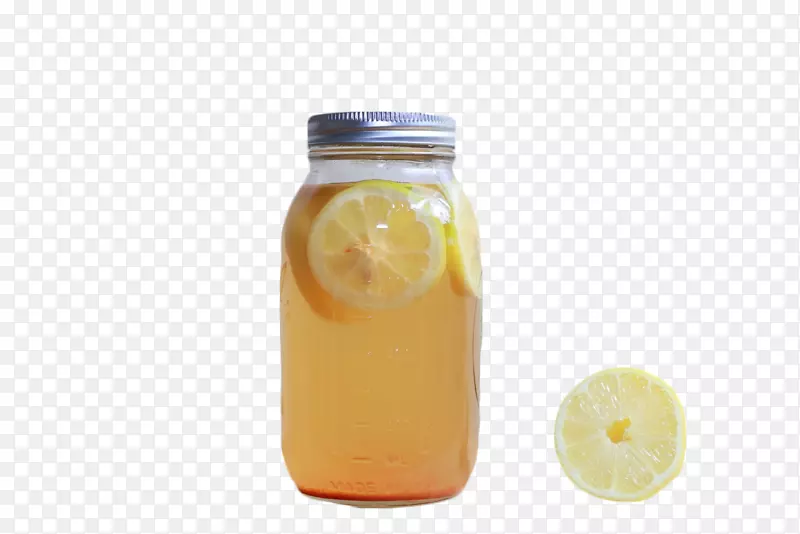 橙汁柠檬水梅森罐柠檬水