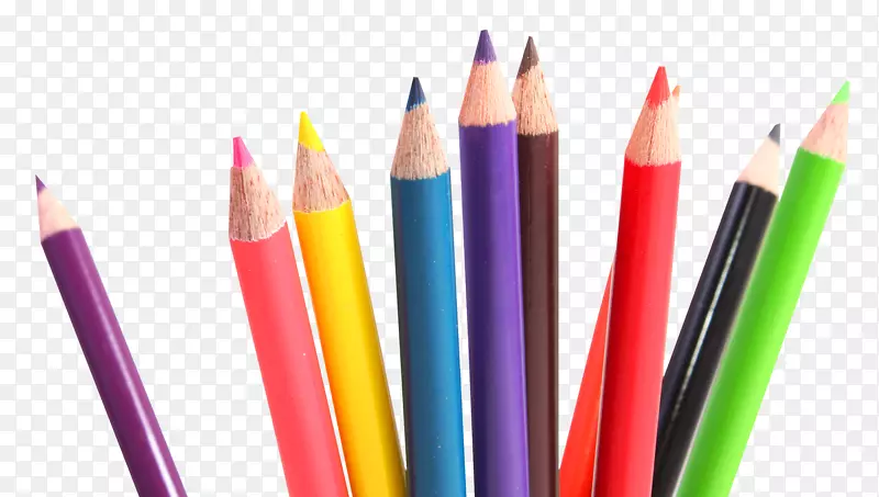 铅笔书写工具-多色蜡笔