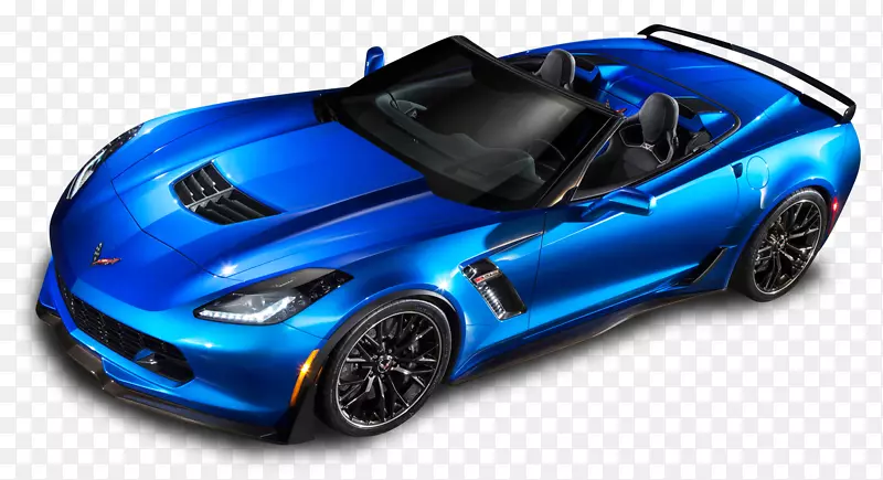 2015年雪佛兰Corvette Z06 Corvette Stingray纽约国际车展蓝色雪佛兰Corvette Z06顶级观景车