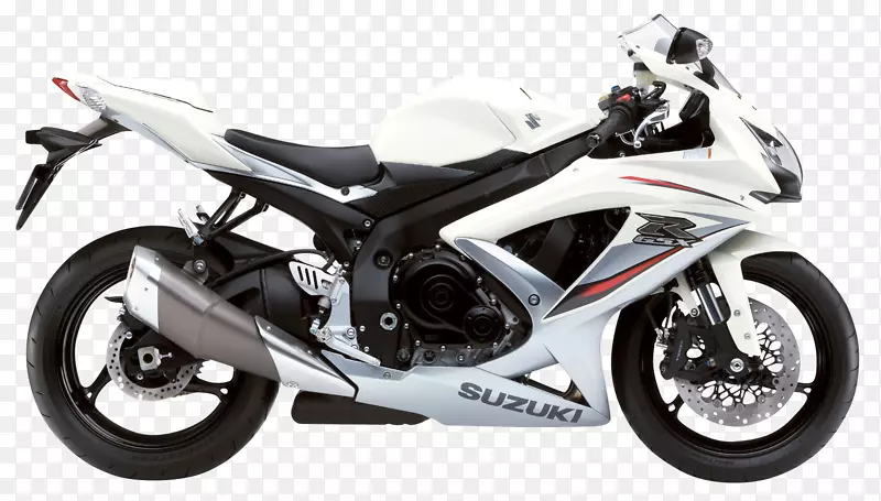 铃木GSX-r系列GSX-r 750摩托车-白色铃木GSX r750a摩托车
