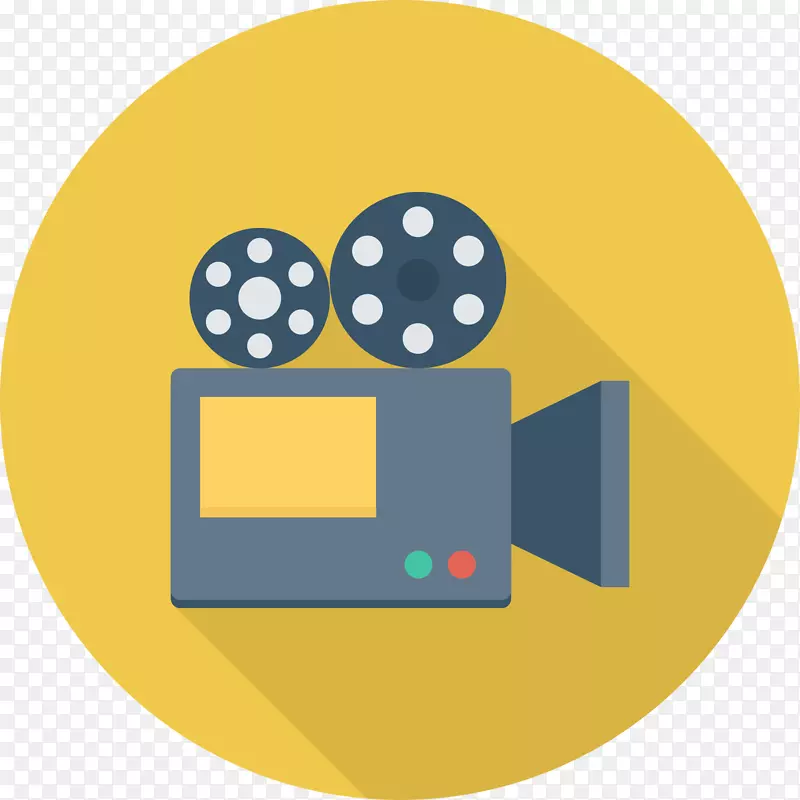 电影制作，电影摄影机-胶卷摄影机图标