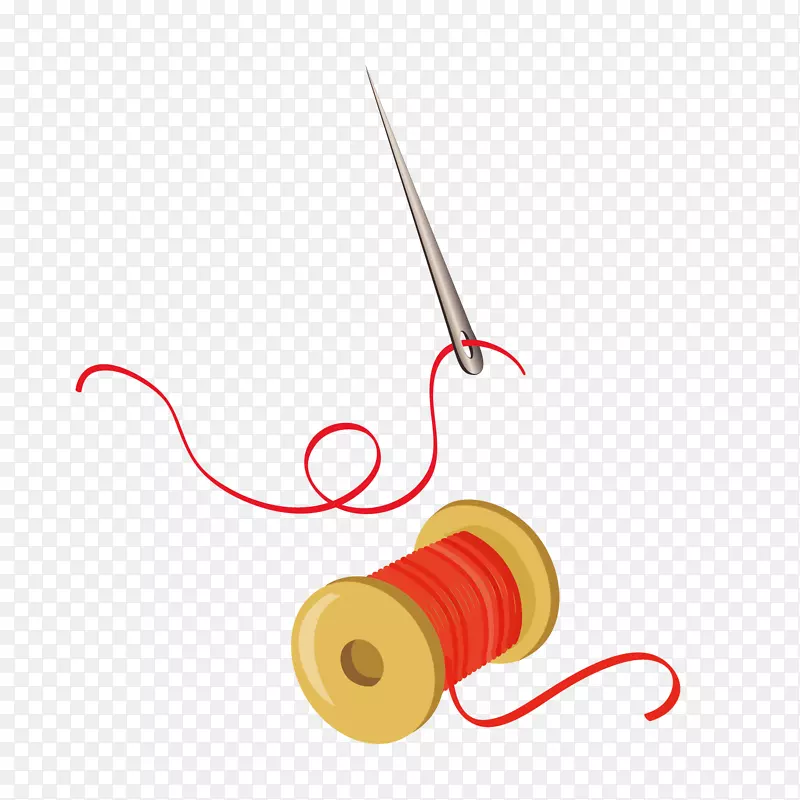 缝纫针图案材料缝纫针和线活