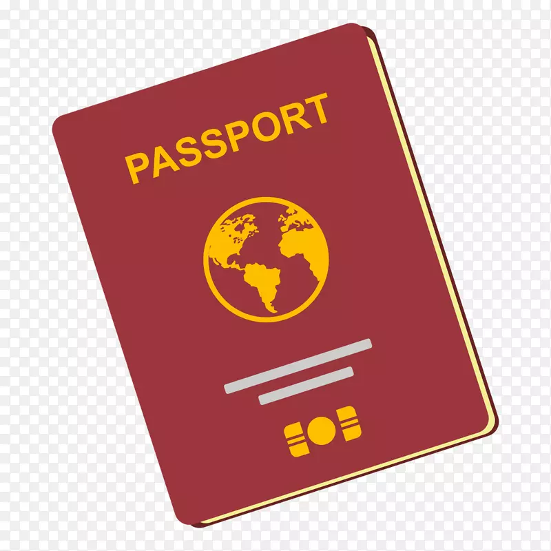护照可伸缩图形图标-旅行护照