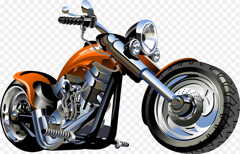 摩托车卡通版税-免费剪贴画-摩托车
