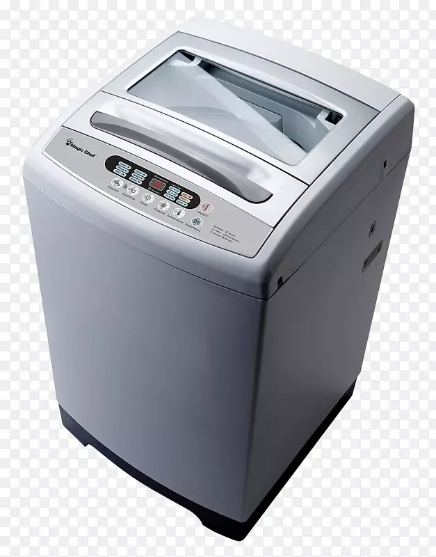 洗衣机魔术厨师组合洗衣机烘干机洗衣机顶部视图