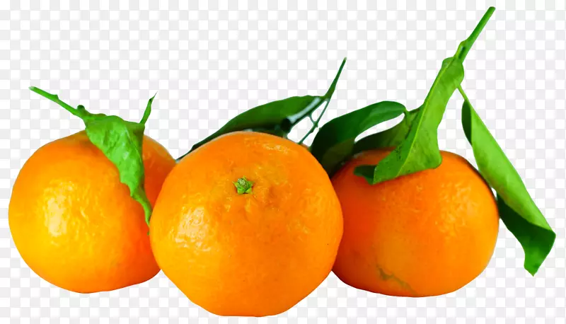 橙汁，橘子，叶子的橘子