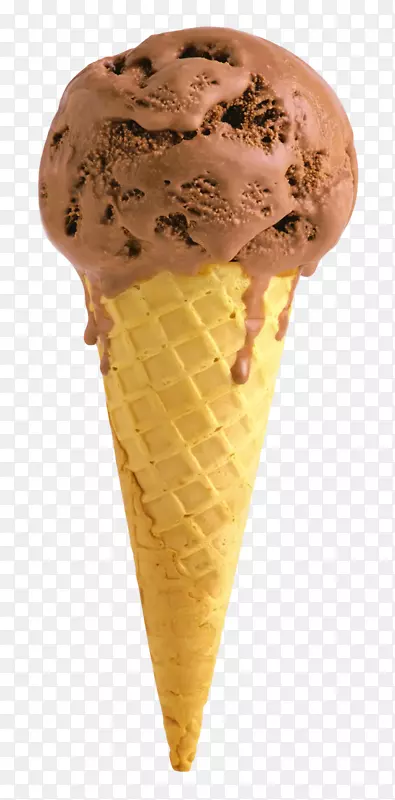 巧克力冰淇淋巧克力松露冰淇淋锥