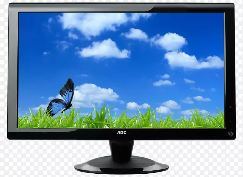 电子视觉显示装置液晶显示器1080 p电脑显示器监控png照片