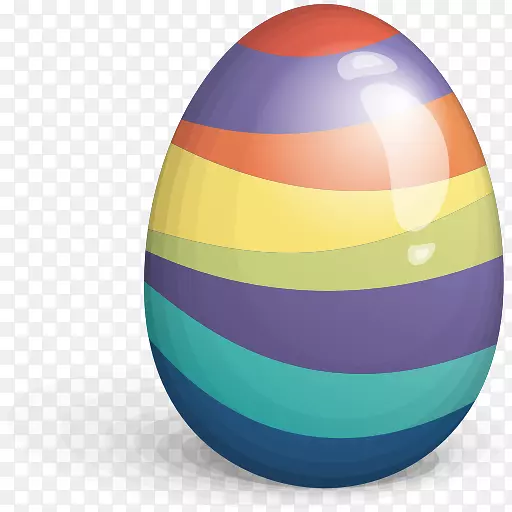 复活节兔子彩蛋图标-美丽的复活节彩蛋